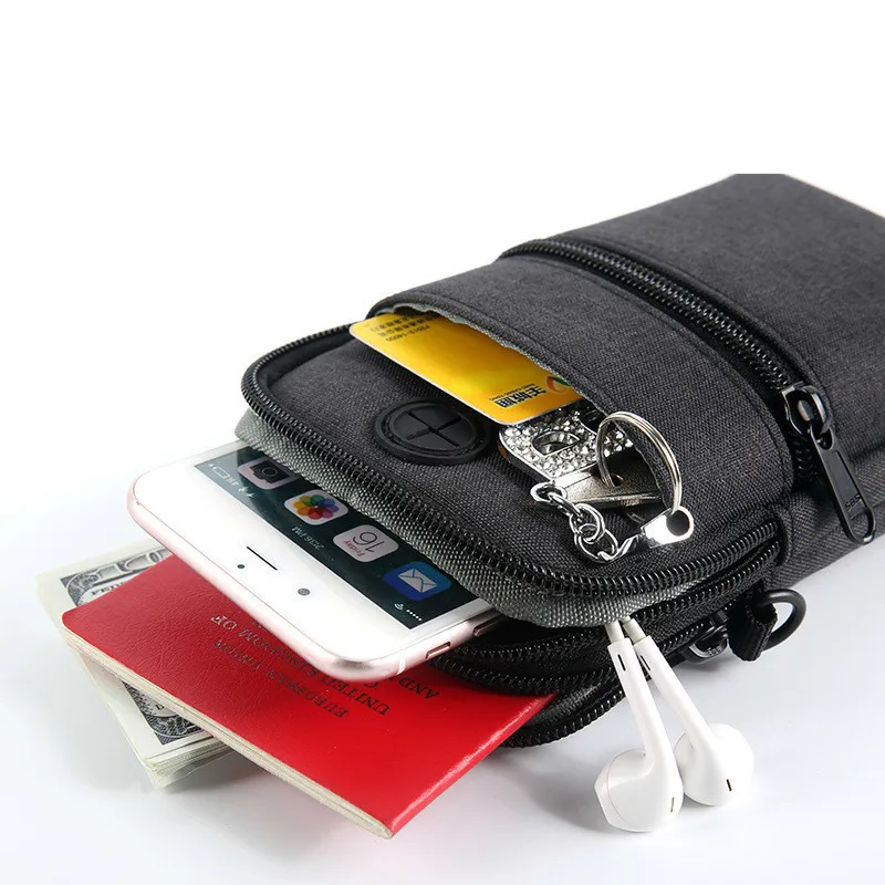 Small USB Charging Waterproof Men Women Shoulder Bag High Quality Mini Crossbody Bag Travel Men Handbag Canvas Ladies Bags