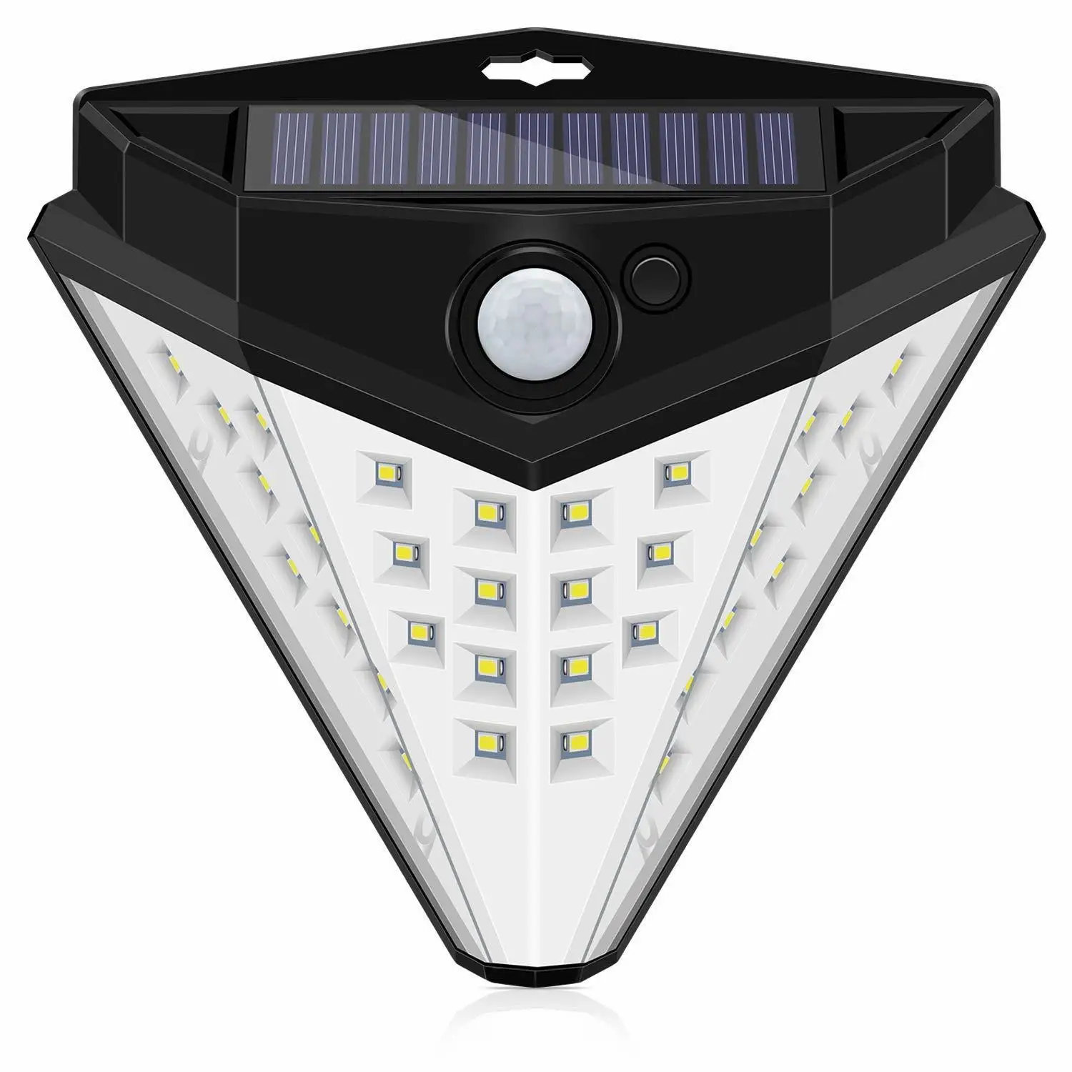 

protection Solar 32 Outdoor environmental and Lights Security Sensor Light Lighting LED saving Shape energy Diamond IP44