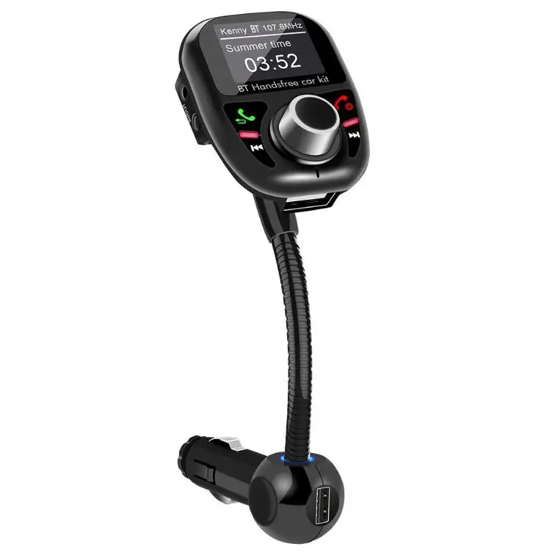 BT002 Bluetooth 4 2 fm передатчик Handsfree Car Kit MP3 плеер USB зарядное устройство|Автомобильный