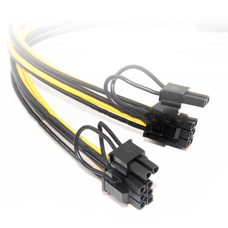 S SKYEE PCIe 8pin к двум 8 pin (6 + 2) Мощность разъемы PCI Express Графика кабеля для видео карты