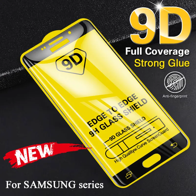 

9D Tempered Glass For Samsung Galaxy J7 J8 A5 A6 A7 A9 2018 Screen Protector A5 A3 A7 2017 J3 J5 J7 Pro Protective Glass Film