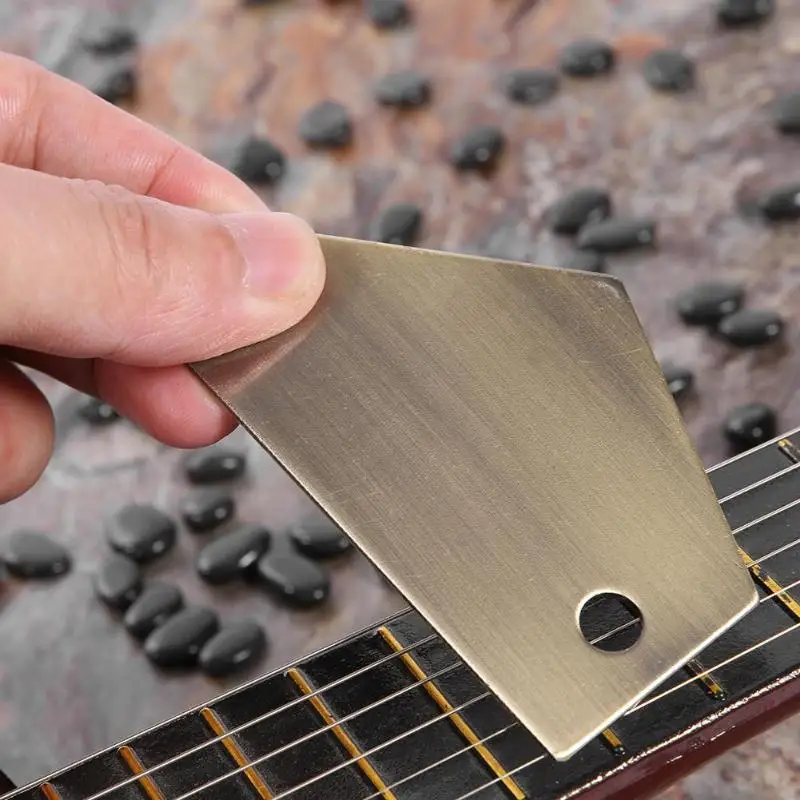 Buy 2 Hole Guitar Bass Fret Leveling Ruler Fret Rocker