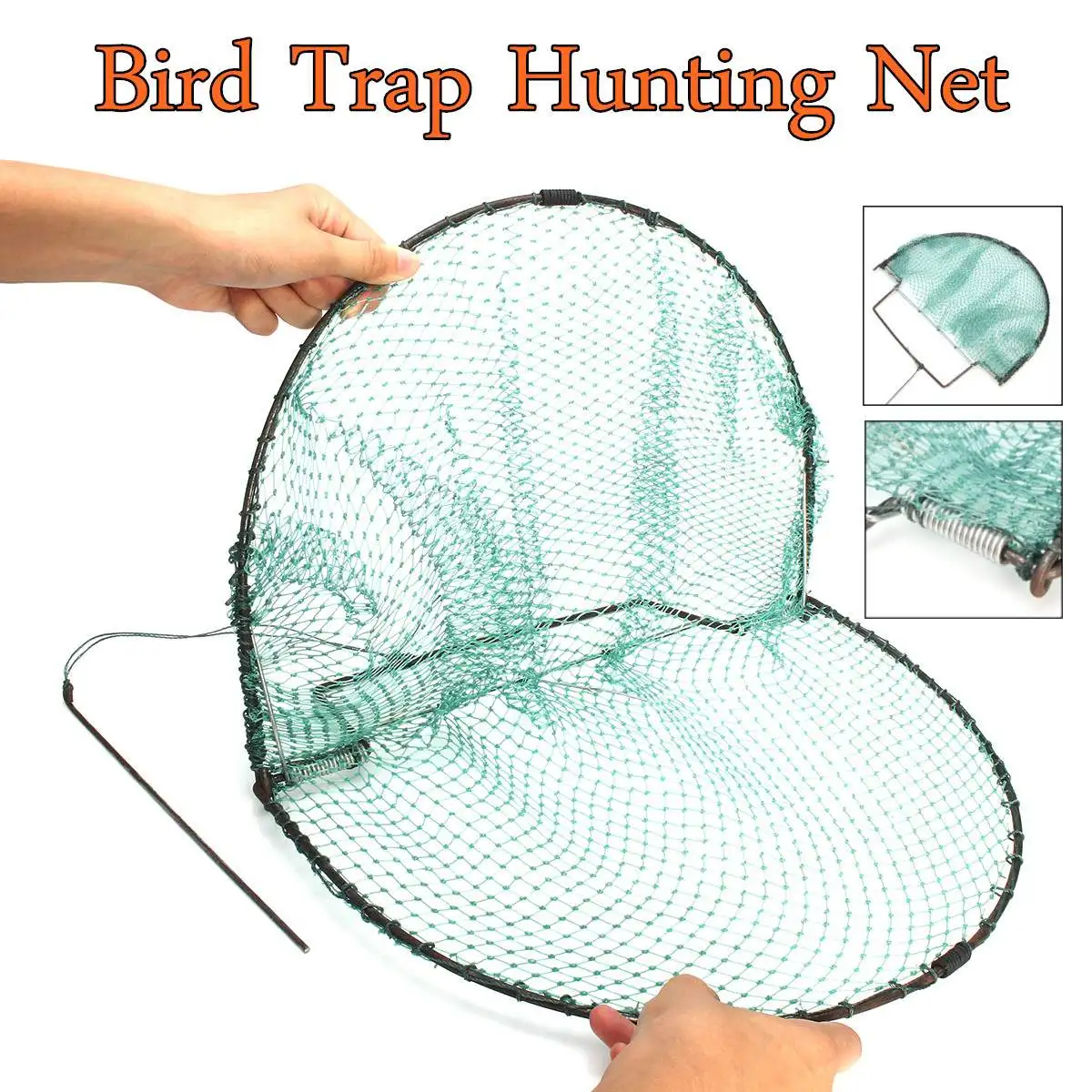 Online 49X30cm Vogel Net Effektive Humane Live Trap Jagd Empfindliche Wachtel Humane Trapping Jagd Garten Liefert Schädlingsbekämpfung