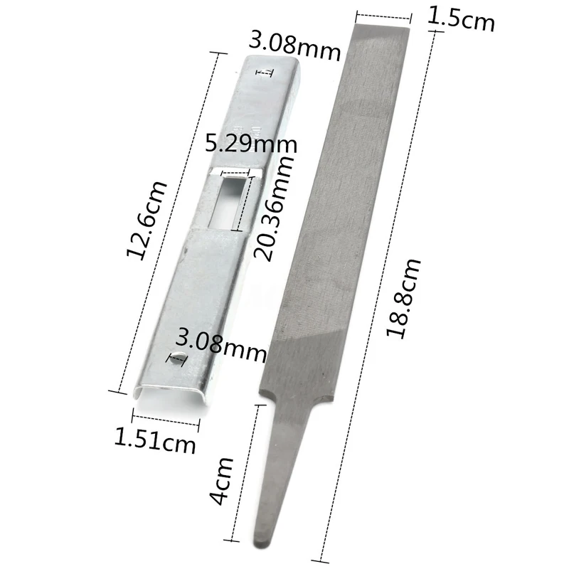 Серебряный глубиномер плоский напильник комплект для общей бензопилы STIHL бензопила Raker файл руководство