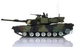 Henglong 1/16 камуфляж зеленый M1A2 Abrams rc Танк 3918 металлические треки ж/резиновые колодки