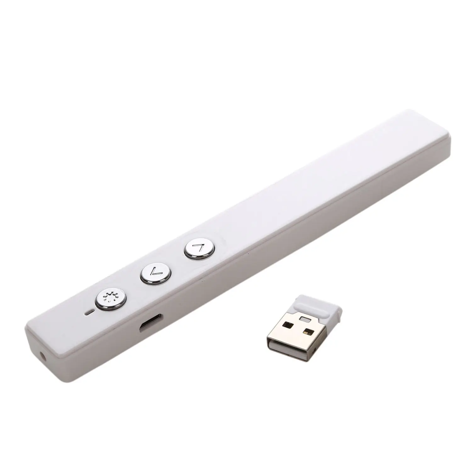 

white Wireless PPT page pen electronic Laser-pen multi-function remote control demo pen