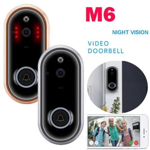 

Video Doorbell Camera Wireless WiFi Security Phone Ring Bell Intercom 720P HD Hot Doorbells