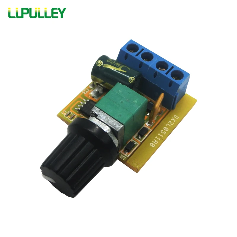 

LUPULLEY Micro PWM Motor Speed Regulator/Controller DC 5V-35V Current 5A with Self-resetting Fuse for LED Dimmer