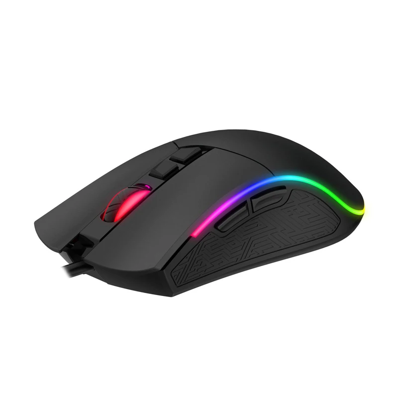 Игровая мышь HAVIT 7200 1200 dpi перезаряжаемая 7 кнопок RGB с подсветкой USB Проводная