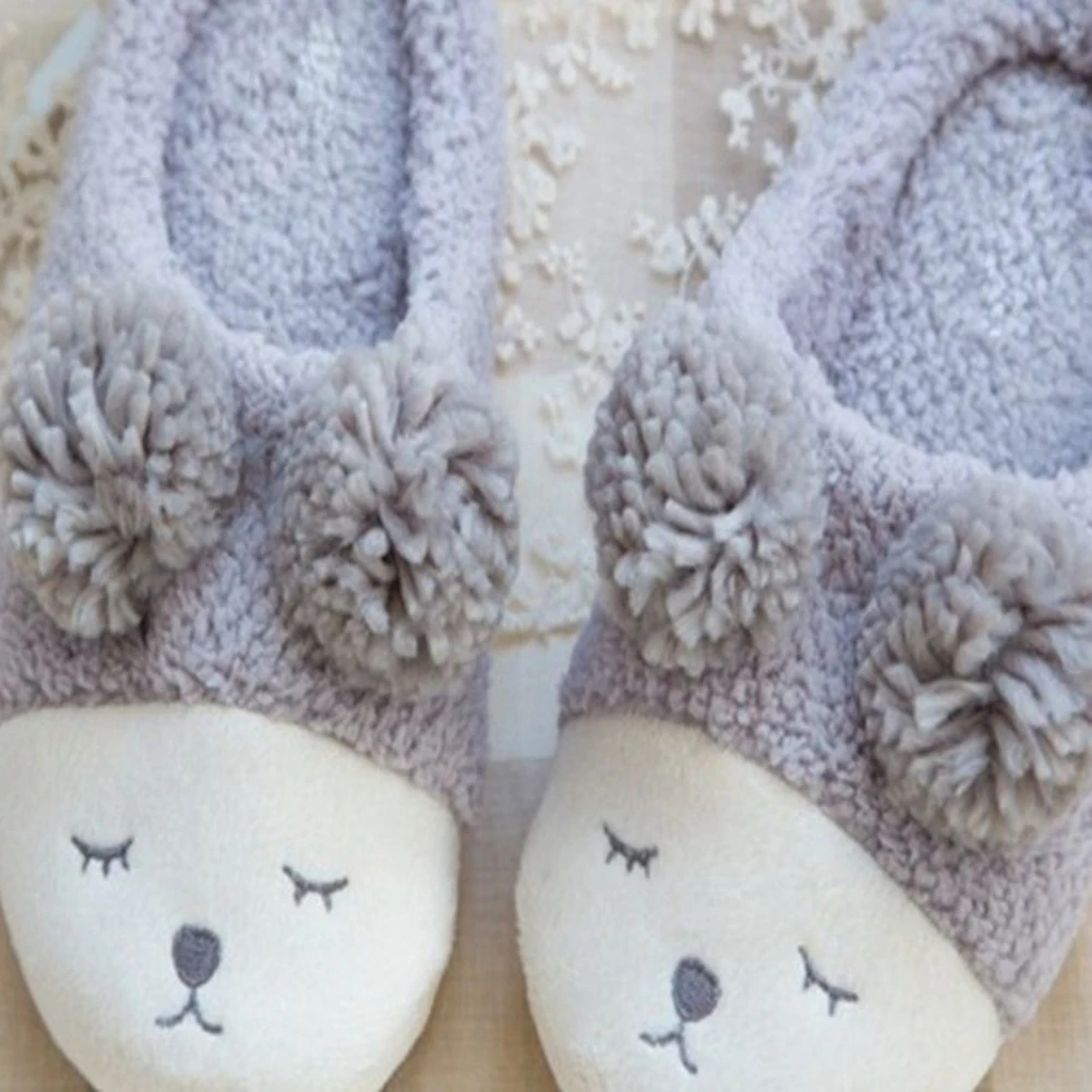 

Winter Cute Sheep Animal Cartoon Home Slippers Women Kawaii Indoor Bedroom Mules Ladies Warm Cotton Plush Slides Zapatos