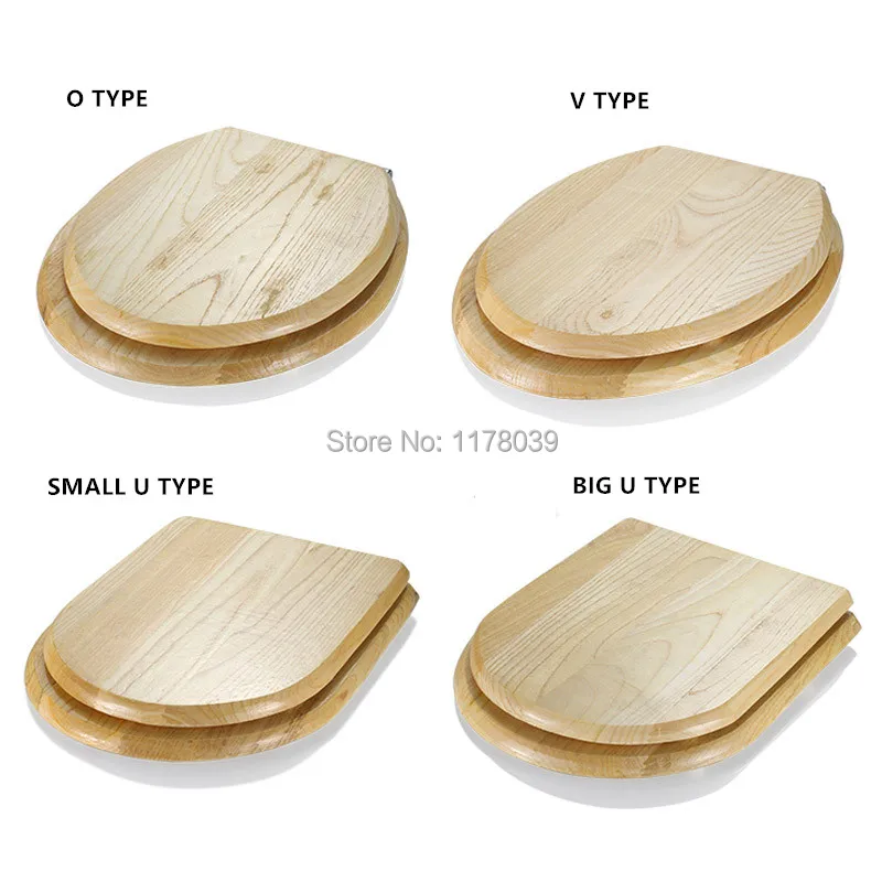 Solid wood Slow Close Toilet Seats cover,O U V TYPE TOILET SEATS,toilet seats lid Stainless