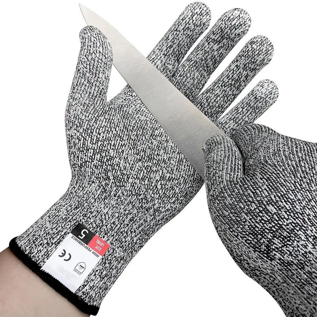 

Woodworking Safety Cut Resistant Protective Kitchen Wire Anti Cutting Gloves