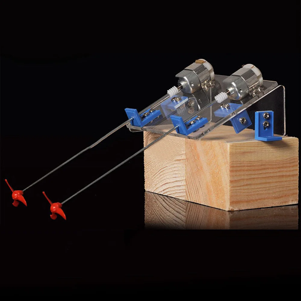 

Diy Rc Boat Toy Kit Propeller Motor Shaft Model Hobby Learning Hand Watercraft Unfinished Self-assembly
