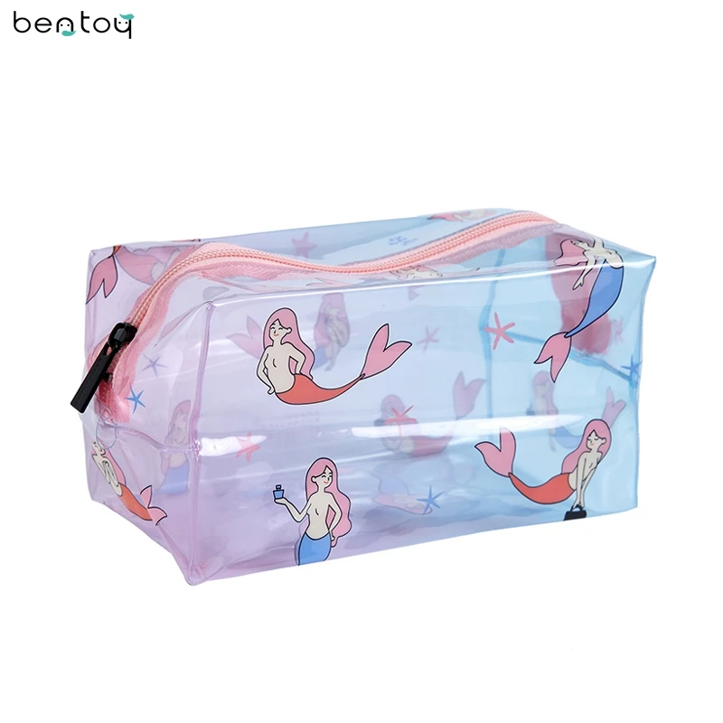 Bentoy الطازجة المحمولة أدوات الزينة المرأة التجميل حقيبة تجميل ضد الماء حافظة للمكياج سفر غسل المنظم كيس التخزين حقيبة يد