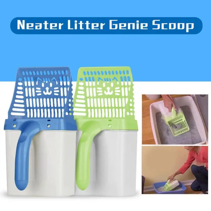 

Useful Cat Litter Shovel Pet Cleaning Tool Scoop sift Cat Sand Cleaning Products Dog Food Scoops For Cat Toilet Training Kit
