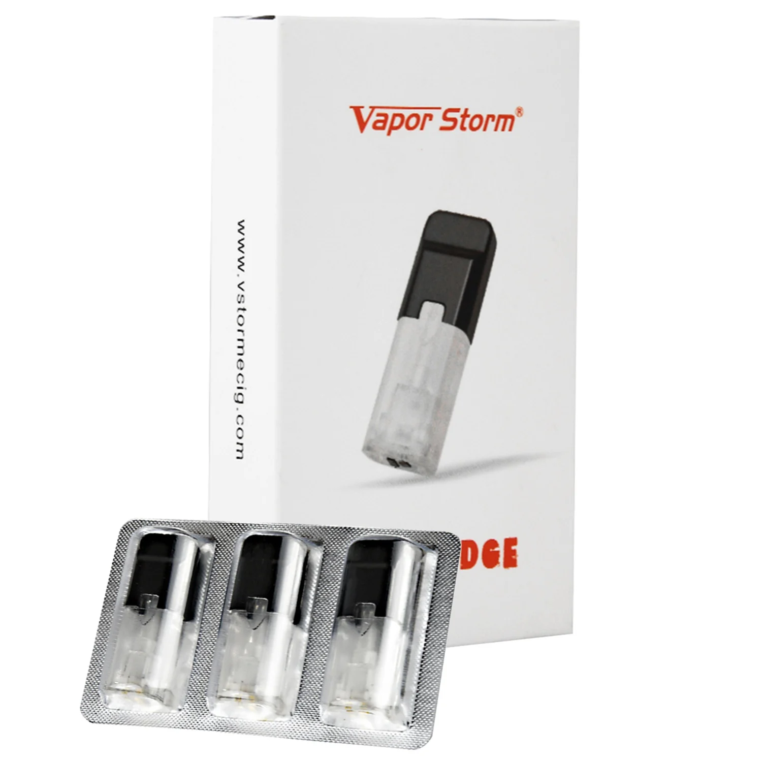 Набор картриджей для вейпа Vapor Storm многоразовый стартовый набор емкость 1 8