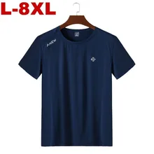 2019 Plus Size Quick Drying 6xl 7xl 8xl Men Big Tall T-shirt Short Sleeves Oversized T Shirt Male Large Tee Summer Fit T Shirt 2019 Plus Size Quick Drying 6xl 7xl 8xl Men Big Tall T-shirt Short Sleeves Oversized T Shirt Male Large Tee Summer Fit T Shirt