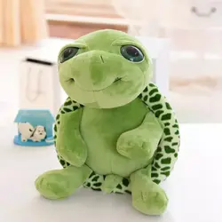 18 см милый зеленый с большими глазами черепаха плюшевые мягкие игрушки животные черепаха плюшевые игрушки для детский день рождения