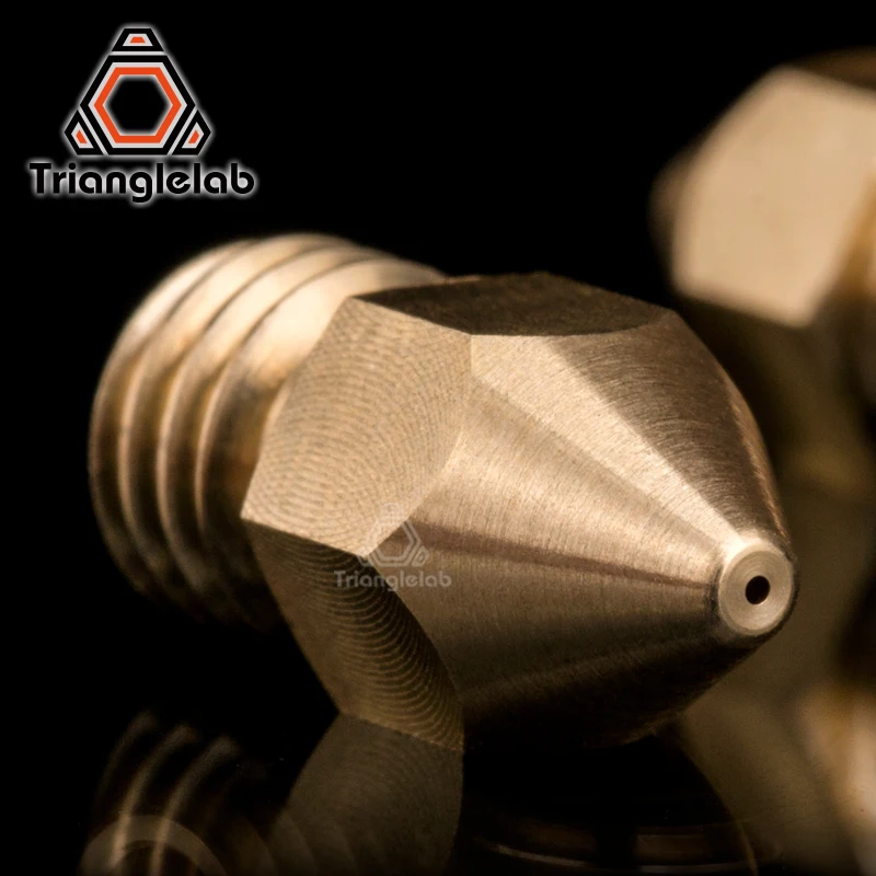 Латунная насадка trianglelab для 3D принтера 1 75 мм Резьба M6|Детали и аксессуары