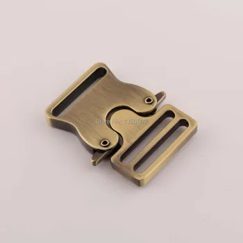

2pcs/lot 30mm inner bronze Color Quick Side Release Buckle Pets Collar Backpack Bag accessories