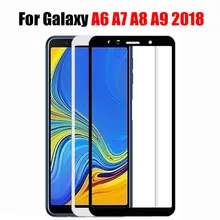 5d для samsung galaxy a6 a7 a8 a9 Защитное стекло для экрана протектор для samsung a6plus a8plus tremp стеклянная пленка на возраст 6, 8, 7, 9