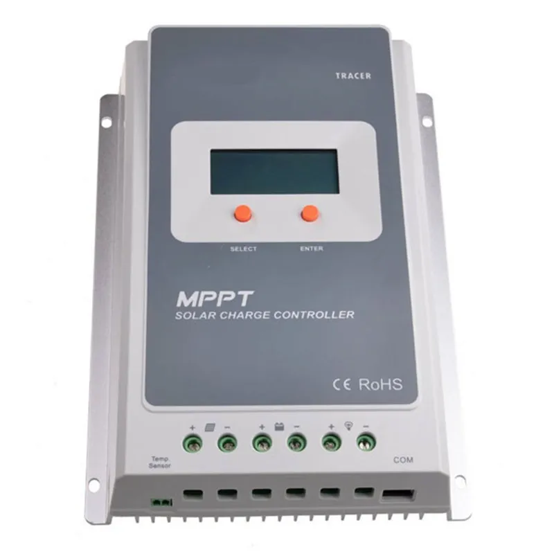 

Tracer Black Light LCD Diaplay 10A/20A/30A/40A 12V/24V Auto MPPT Solar Charge Controller for Lead Acid Lithium-ion Batteries