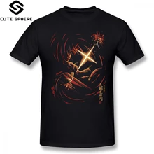 Rurouni Kenshin T Shirt flaş en Heavenly ejderha tişört yaz artı boyutu Tee gömlek % 100 pamuk erkek sevimli kısa kollu gömlek