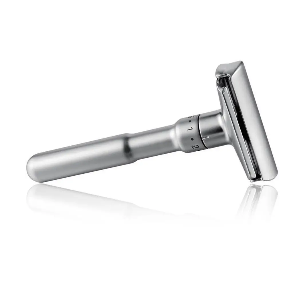 Adjustable Shaving Sharpness Butterfly Safety Razor 10 Double Edge Blades Classic Vintage | Дом и сад
