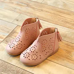 Дышащие повседневные ботинки для малышей, детская обувь, летние сандалии для маленьких девочек, различные размеры