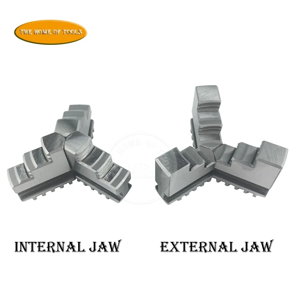 three jaws internal jaw and external jaw for self centering chuck K11