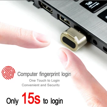 

Fingerprint USB Dongle Identification Within 0.15 Seconds Login USB Gadgets For Windows Hello USB Fingerprint Reader Module