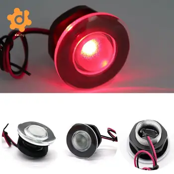 

Baoblaze 4 Pieces Waterproof Marine Boat Yacht Red LED Deck Step Stair Lights 12VDC