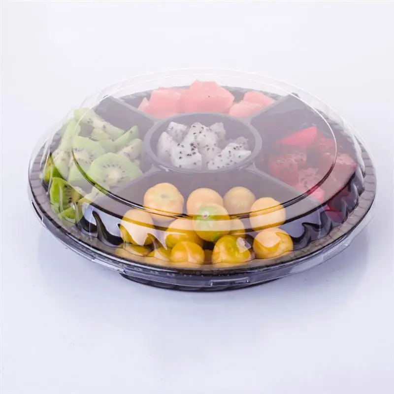 Buckle to-go box disposable fruit fishing salad round Box Lunch Box ta –  CokMaster