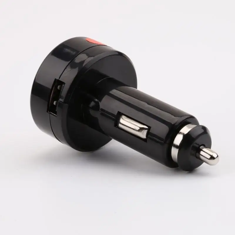 3 в 1 12 В/24 В USB измеритель температуры вольтметр прикуриватель цифровой светодиодный Вольтметр термометр Авто USB зарядное устройство