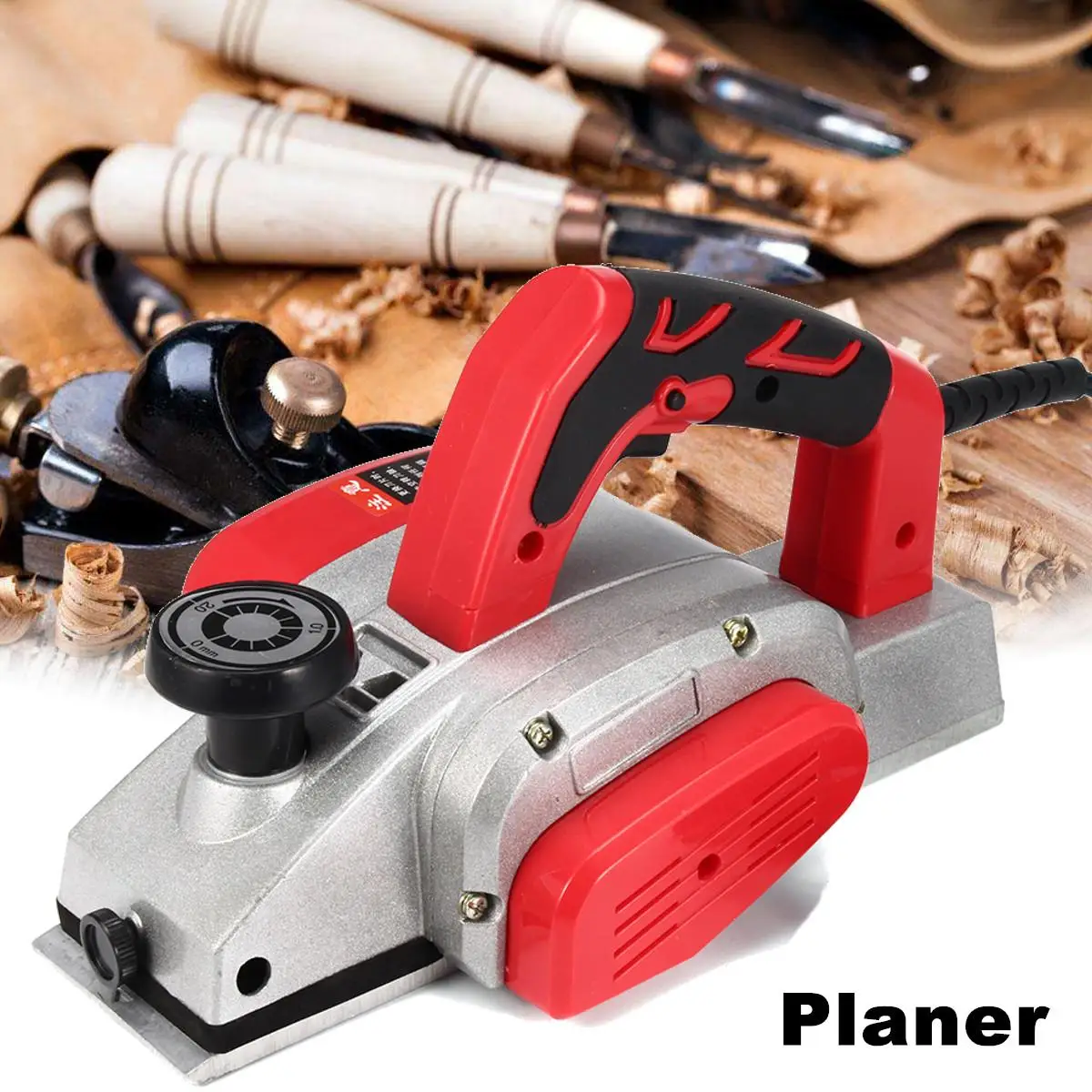

Electric Wood Planer Multifunction HandHeld Sander Power Planner Planer Home Woodworking Tools Power Tools Kit Set 1300W 220V
