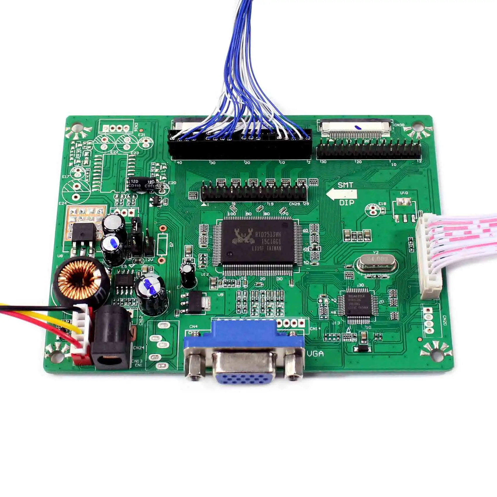Подходит для 640x480 2CCFL инверторная плата NL6448AC33 RTMC7B A VGA LCD контроллера|Запасные