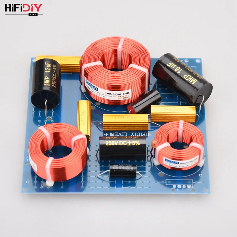 Unidade de Alto-falante Tweeter + Mid + Bass Alto-falantes de Áudio Hifidiy Viver Faça Você Mesmo High-end Hi-fi 3way 3 Freqüência Divisor Crossover Filtros Us-385 - Image 6