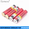 Turmera 18650 batería 3500mAh NCR18650GA 10A corriente de descarga con tablero protegido recargable para linterna y Faro de uso ► Foto 2/6