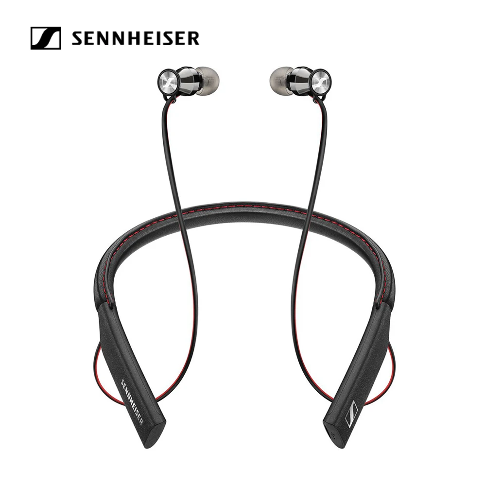 Беспроводные наушники Sennheiser Momentum Bluetooth, спортивные наушники с шейным ободком, наушники Apt-X AAC NFC с несколькими разъемами