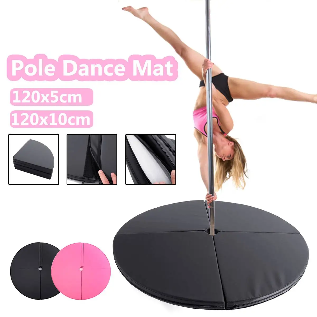 

Sporst Fitness Safety Mats Foldable Soft Pole Dancing Protector Mat for Gym Exercise Sport Yoga Mats Fitness Tasteless Pads