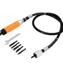 2 стиля для резьбы по дереву набор инструментов мебель инструмент для резьбы по дереву электрическое долото+ 5 наконечников для резьбы гаечный ключ гибкий вал