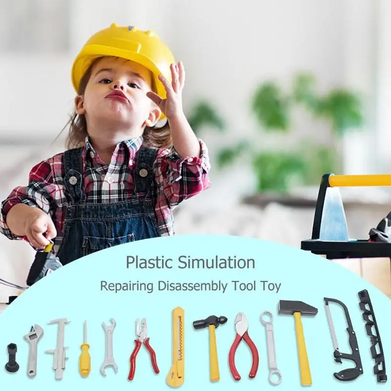 Пластик симулятор ремонт разборка Набор игрушечных инструментов Детские ролевые игры игрушка