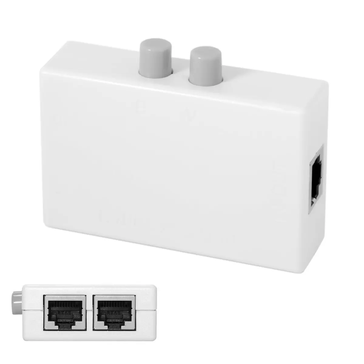 STP UTP 2 в 1 out порта RJ45 LAN CAT сетевой переключатель внутренний внешний коммутатор