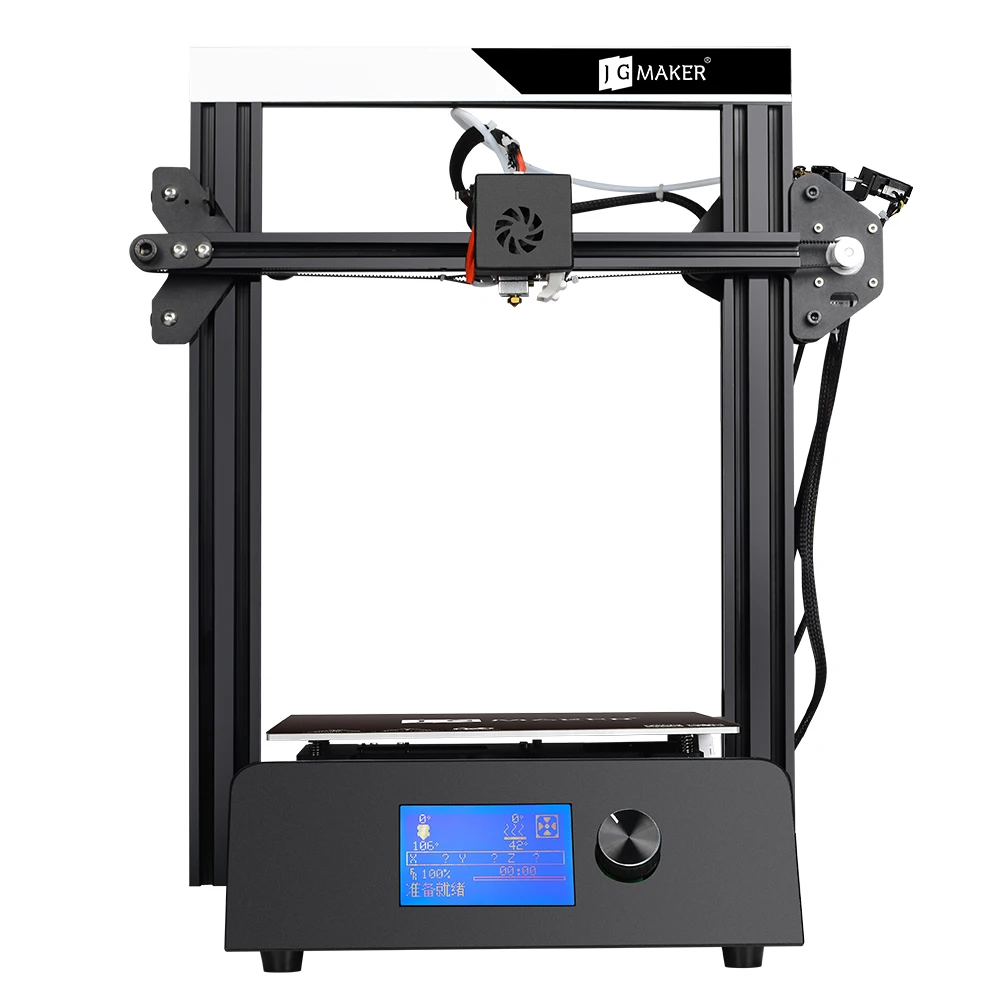 JGAURORA Magic DIY 3d принтер 220x220x250 мм Высокоточный металлический каркас ЖК экран 3D
