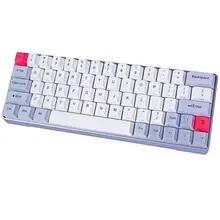 PBT Keycaps Gateron Switch GK64 чехол из алюминиевого сплава Горячая замена RGB игровая механическая клавиатура для Mac OS Windows