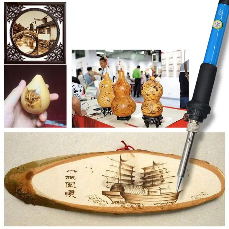 71 sets of adjustable temperature soldering iron set Engraving and painting soldering tools Color lead soldering iron set 71 sets of adjustable temperature soldering iron set Engraving and painting soldering tools Color lead soldering iron set