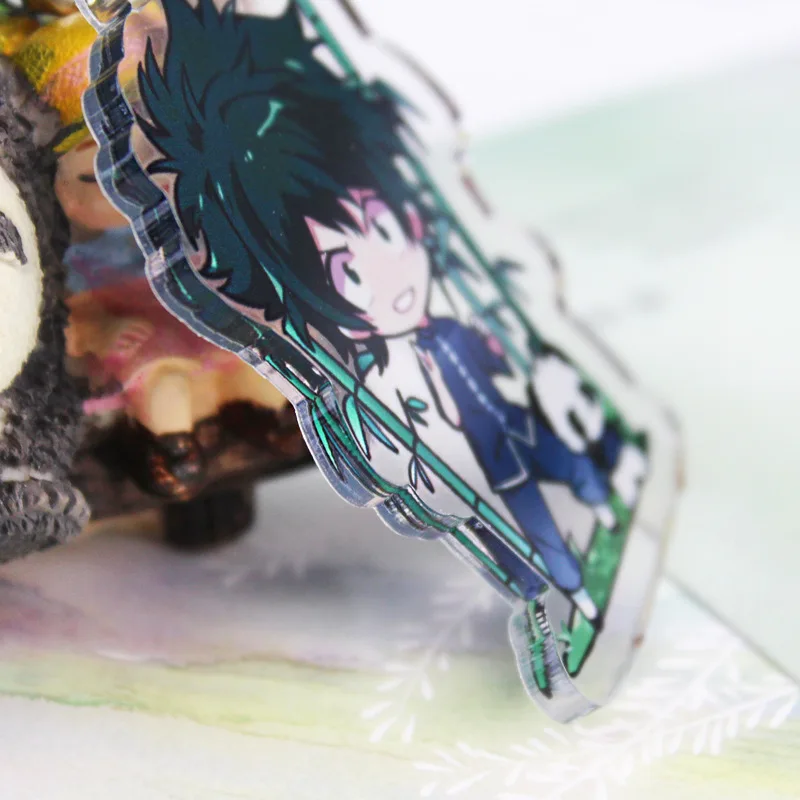 Брелок My Hero academic милый двухсторонний брелок Shoto/Izuku акриловые аксессуары для