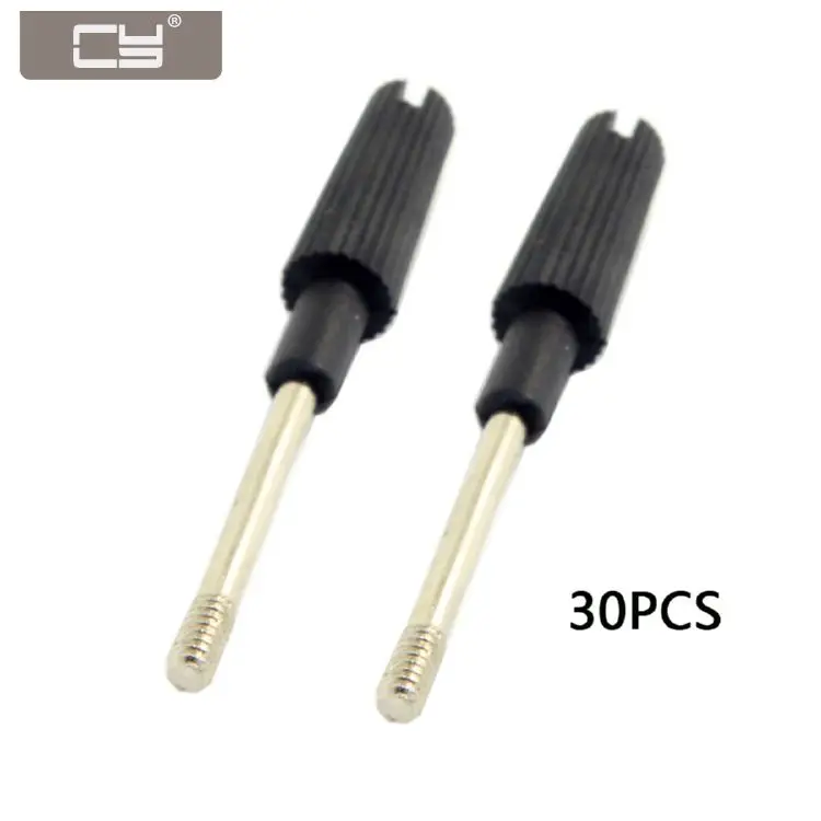 

CYDZ 30pcs Thumb Screws #4-40 UNC 47mm Length Stainless Steel Overmold for Computer Cable