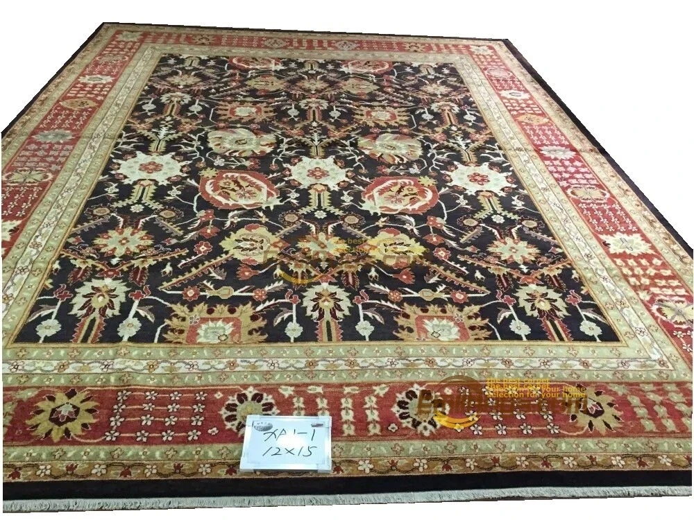Один экспорт турецкие ковры ручной работы OUSHAK Ozarks ковер из чистой шерстяной XA1-1 12x15gc47zieyg28