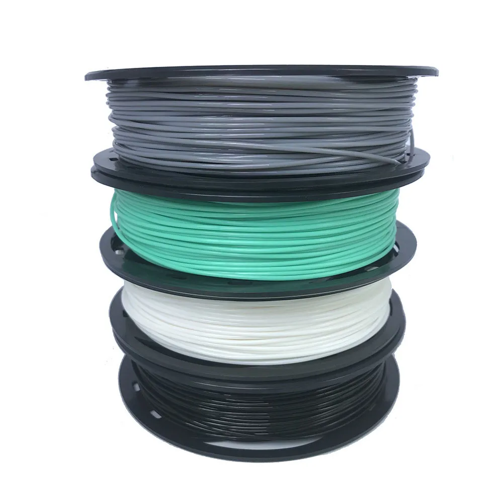 4Pcs TPU Filament Plastic For 3D Printer 1.75mm 200gkg/Roll Flexible